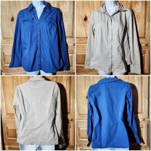 Women’s Button-Down Shirt Bundle – Size Small, Long Sleeve